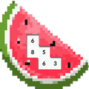 Paint Fruits Color By Number Game: Fruit Pixel Art APK