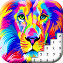 Lion King Pixel Art Animals Coloring Book APK