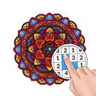 Mandala - Colorir com Números ícone