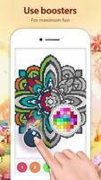 Mandala Color by Number syot layar 3