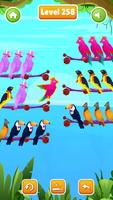 Bird Color Sort: Puzzle Games capture d'écran 2