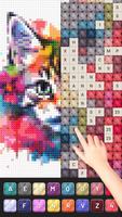 Coloring & Cross Stitch poster