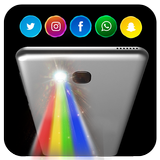 Color Flash Light Alert Calls, SMS biểu tượng
