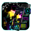 Chủ đề neon đầy màu sắc APK