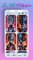 Fiery Anime Mask Man Theme screenshot 1