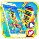 Colorful piano keys theme APK