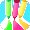 Crayon Run: crayons colorés icône