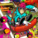 Colorful Graffiti Monkey Theme APK