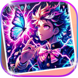 Butterfly Anime Man keyboard icon