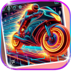 Motorbike Fire Theme icon