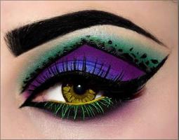 colorful eye makeup syot layar 1