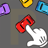 colorful parking grid