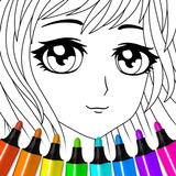 Livro para colorir Manga