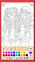 Livro para colorir Manga imagem de tela 3