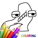 Coloring Alphabet Lore APK