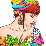 Paint By Number Adult Coloring icône