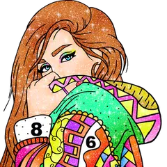 Adult Glitter Color By Number - Paint By Number XAPK 下載