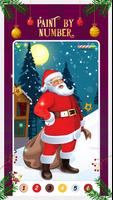 Coloring Book Christmas Color By Number with swipe imagem de tela 1