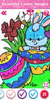 Adult Easter Eggs Glitter Color By Number Free スクリーンショット 1