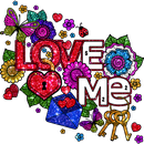 Valentines Glitter Color By Number paint love Book aplikacja