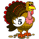 Adult Thanks Giving Color By Number Paint Book APK