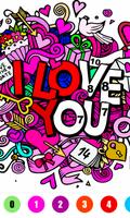 Valentine Love Color By Number - Paint By Number imagem de tela 1