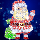 Christmas Paint By Numbers : Tap Diamond Coloring icon