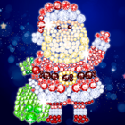 آیکون‌ Christmas Paint By Numbers : Tap Diamond Coloring