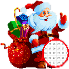 Santa Claus Color by Number Sandbox Pixelart Color 图标