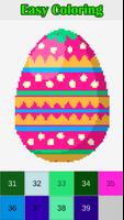 Easter Color by Number - Easter Eggs Pixel Art capture d'écran 2