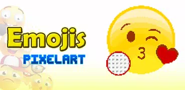 Emoji Color by Number-Emoji Pixelart-Drawing Paint