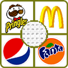 Food Logo Color By Number - Food Logos Pixel Art biểu tượng