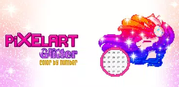 Glitter Color By Number - Pixel Art Painting Free