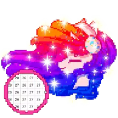 Glitter Color By Number - Pixel Art Painting Free APK 下載
