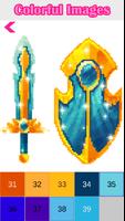 Glitter Color By Number - Pixel Art Painting Free ảnh chụp màn hình 1