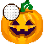 Halloween Pixel Art Color by Number-Free Coloring biểu tượng