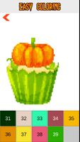 Halloween Pixel Art Color by Number-Free Coloring capture d'écran 2