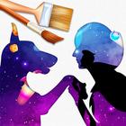 Silhouette Art Painting Game : Silhouette Studio icône