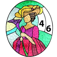 Stained Glass Coloring Miniature Painting Ideas XAPK download