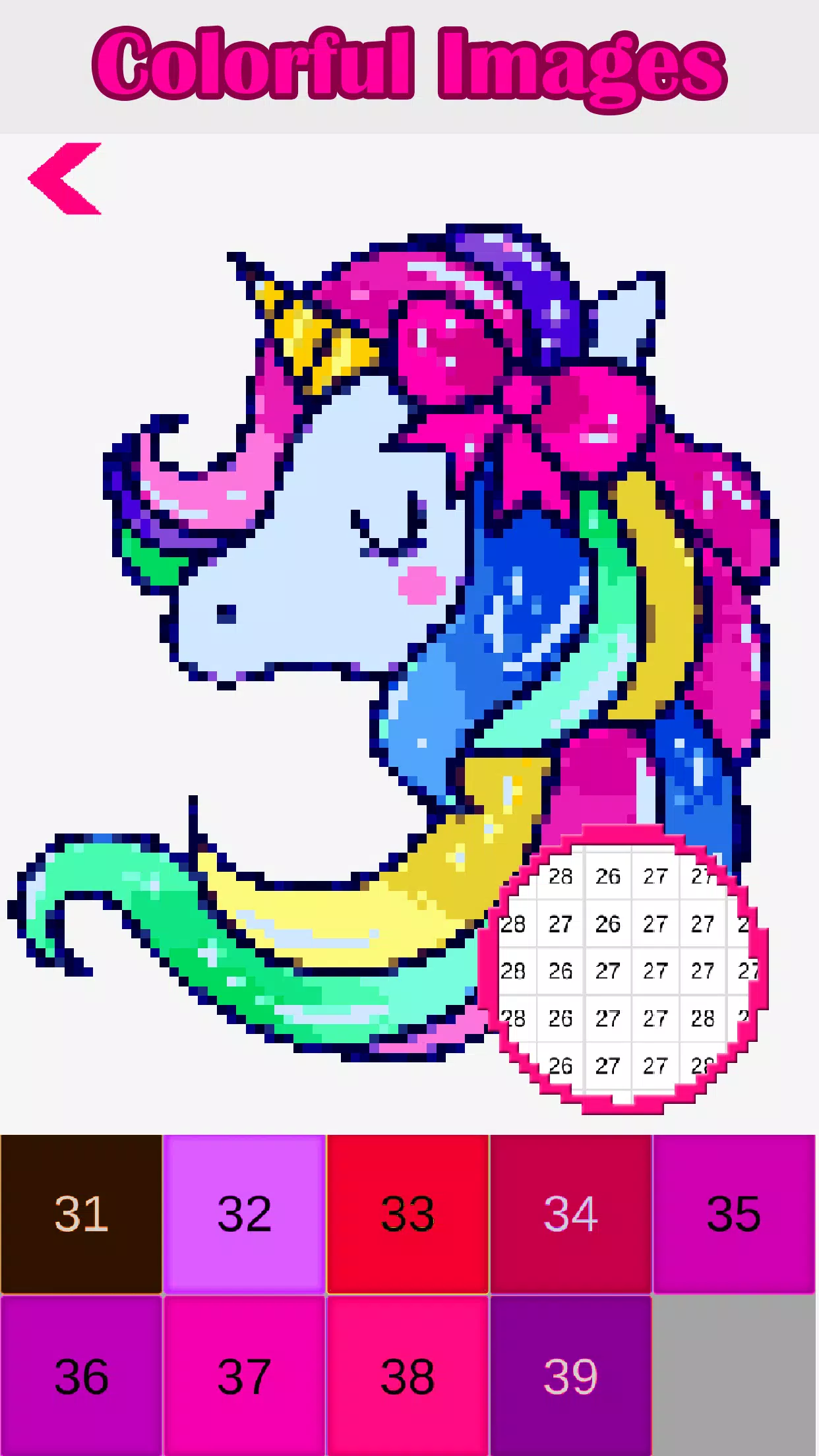 Unicorn Pony Color By Number - Unicorn Pixel Art APK for Android Download