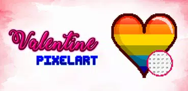 Valentine Color by Number Sandbox - Love Pixelart