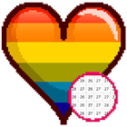 情人节数字沙盒颜色-Love Pixelart 图标