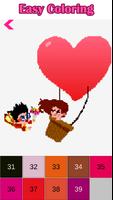 Valentine Color by Number Sandbox - Love Pixelart poster