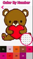 برنامه‌نما Valentine Color by Number Sandbox - Love Pixelart عکس از صفحه