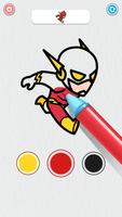 Coloring Paint: ASMR Superhero اسکرین شاٹ 3