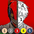 Chainsaw Man Coloring ByNumber APK