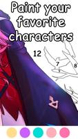 Genshin Color by Number スクリーンショット 3