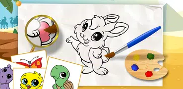 Раскраска для детей: Животные