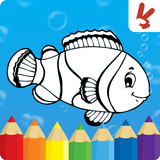 Animal Coloring Games for Kids আইকন