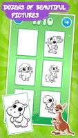 كتاب التلوين للأطفال الحيوانات تصوير الشاشة 1